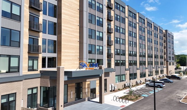 the exterior of a building