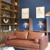 a community library room with a couch and chairs