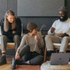 friends laughing together
