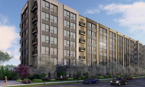 The essence of exceptional living a large building with many windows